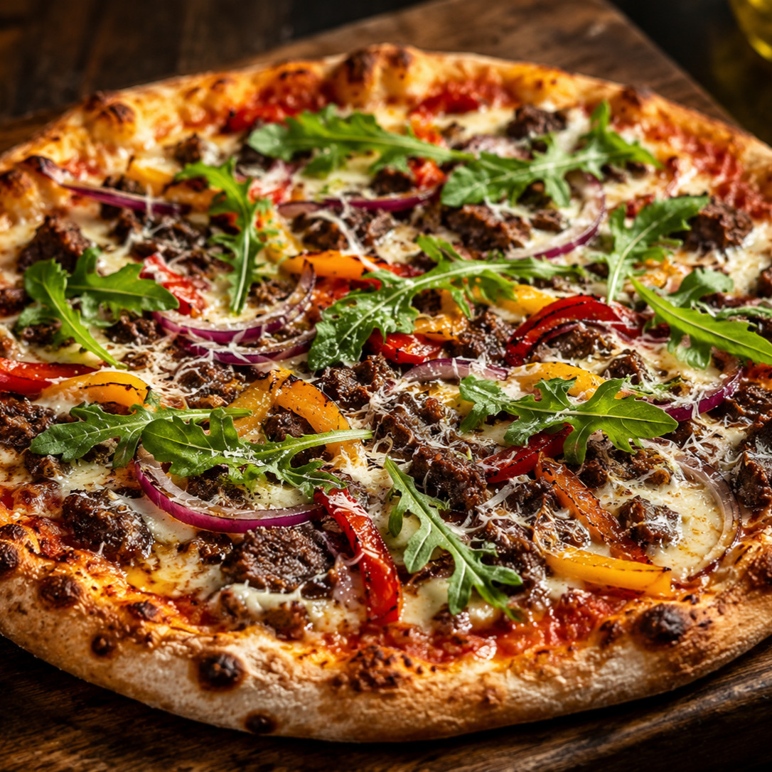 Kavurmalı Pizza