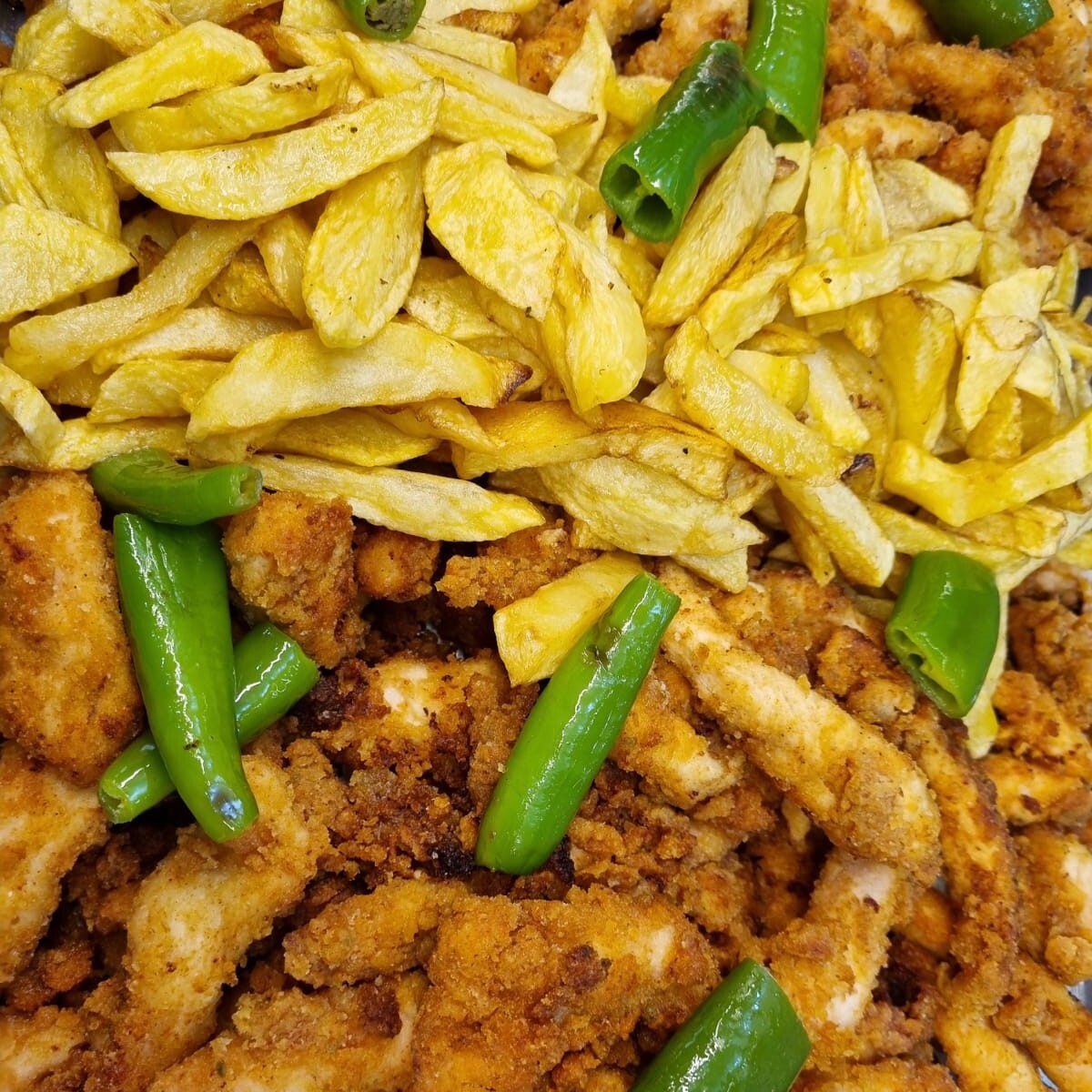 Çıtır Tavuk (Patates Kız. ile)