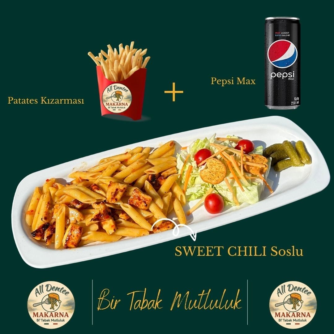 Sweet Chili Tavuklu + Patates + Pepsi Max