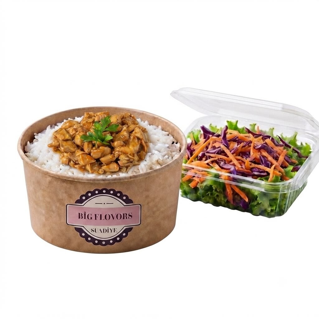 Pilav Üstü Teriyaki Soslu Tavuk