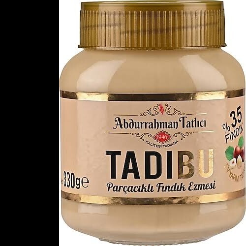 Tadıbu A. Tatlıcı Parçacıklı Fındık Ezmesi 330 gr