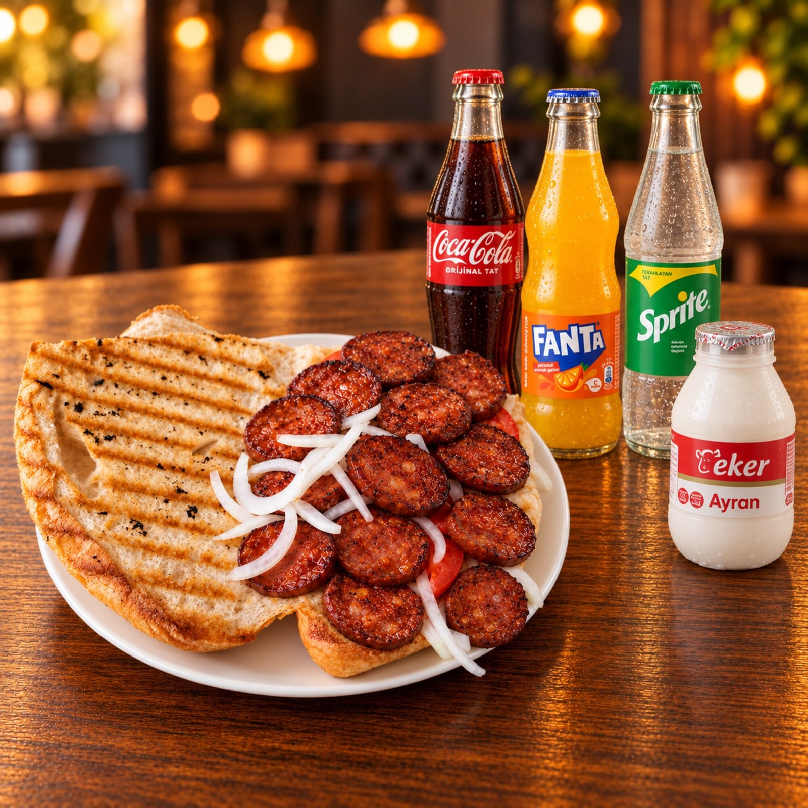 Yarım Ekmek Kasap Sucuk, İçecek Menü