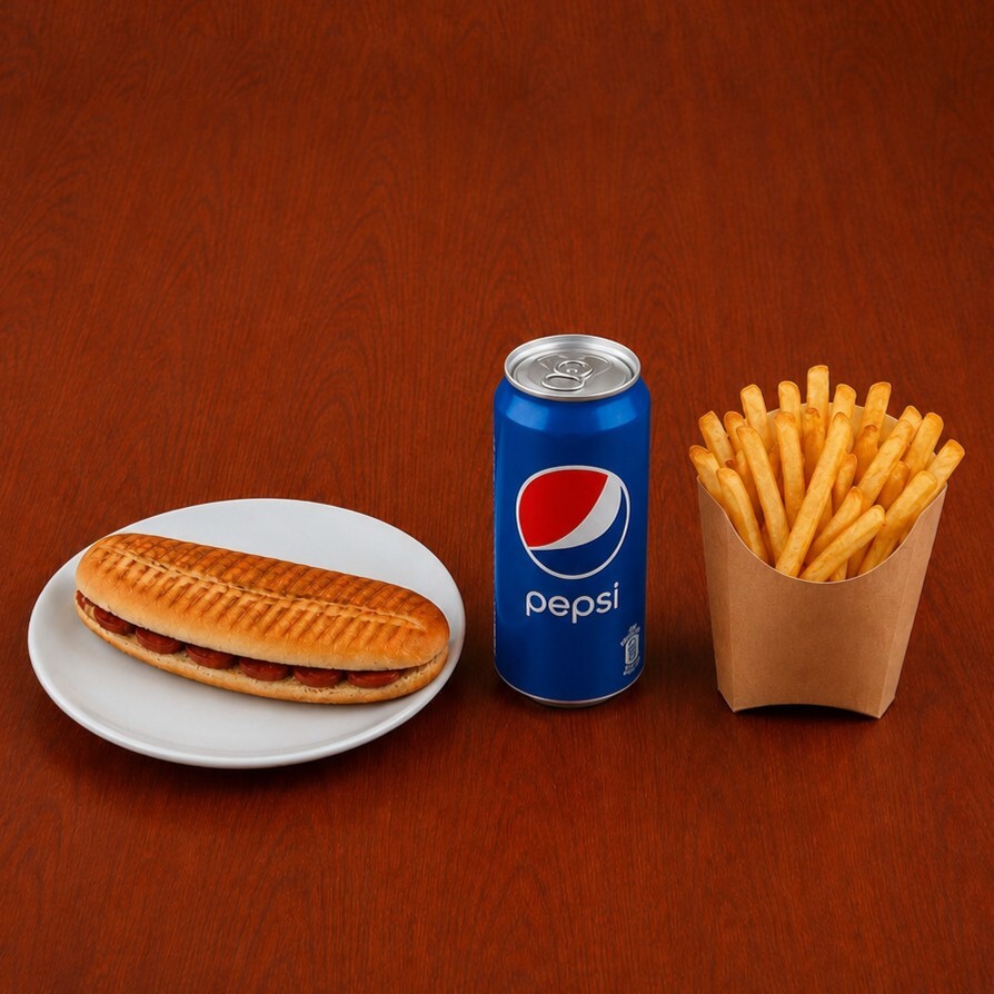 Tam Ekmek Bol Sucuklu Pepsi Menü