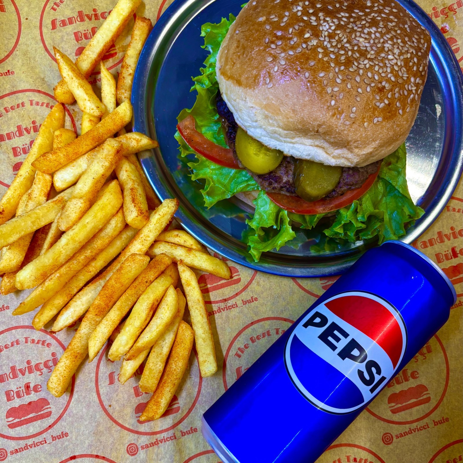Cheeseburger Menü
