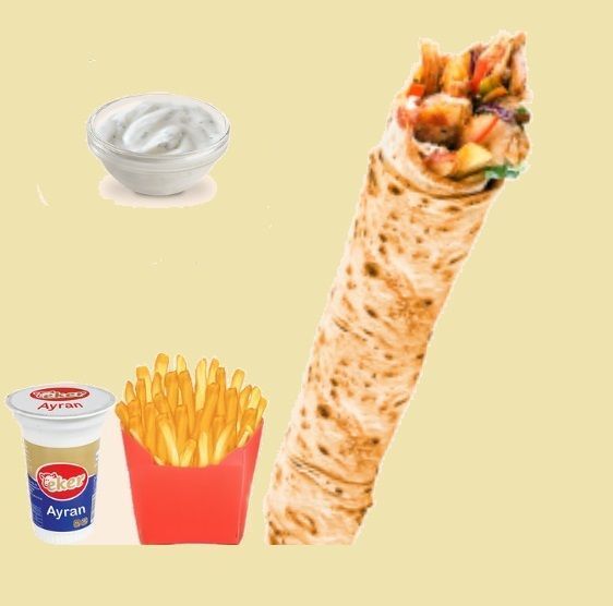 Berlin Zurna Tavuk Döner Dürüm & Patates Menü