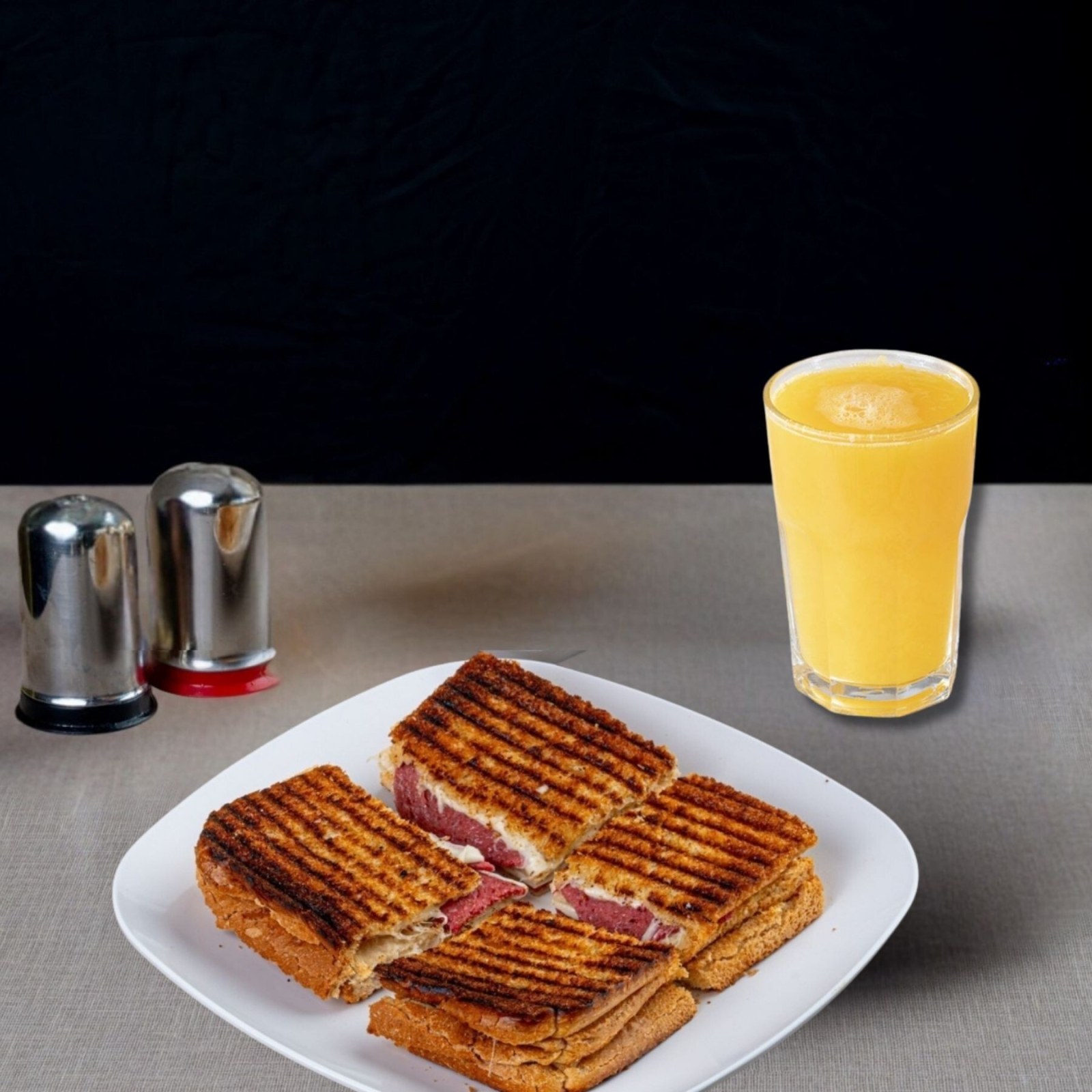 Karışık Kare Tost Kahvaltı Menü