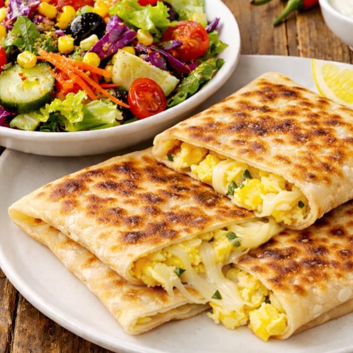 Yumurtalı Kaşarlı Gözleme
