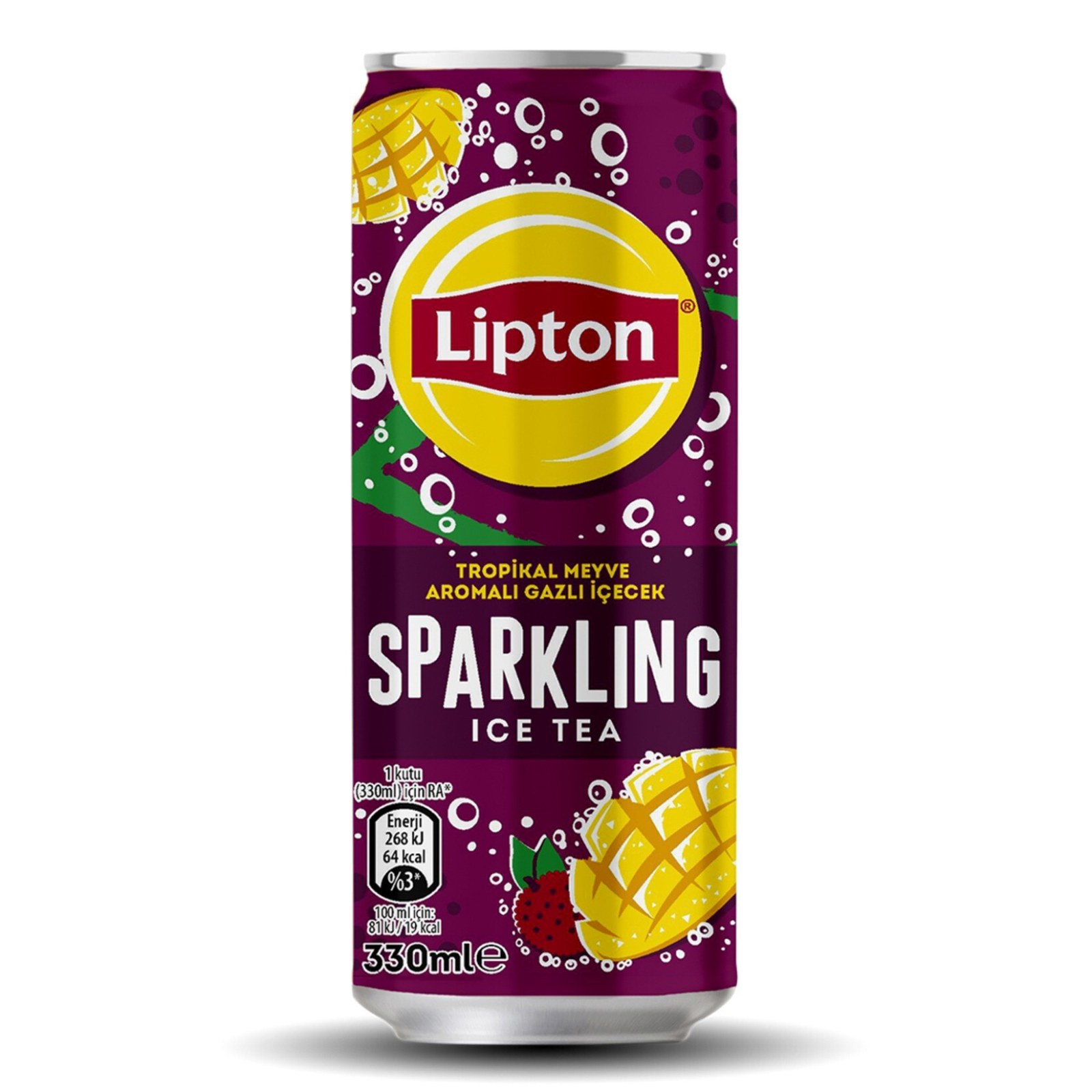 Lipton Ice Tea Sparkling Tropikal (330 ml)