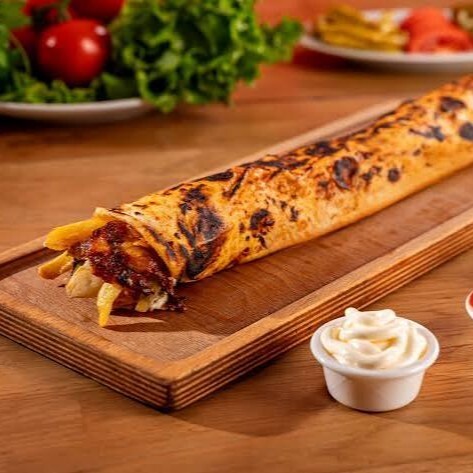 Cheddarlı Mega Tavuk Döner Dürüm