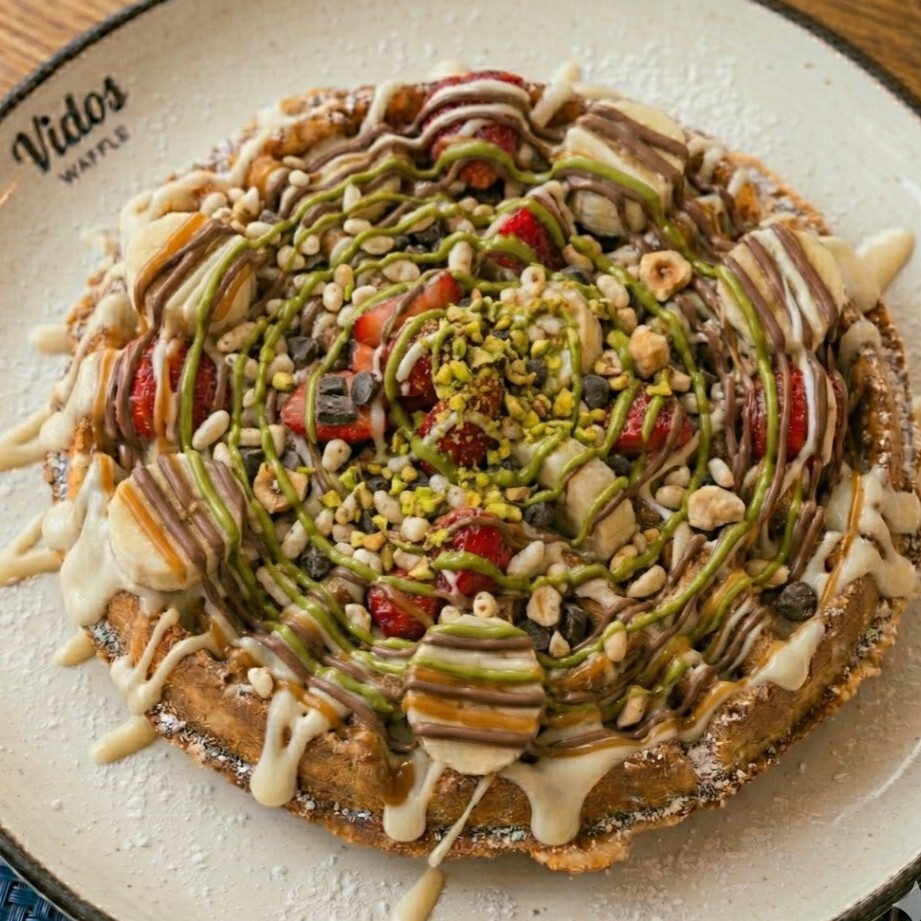 Antep Fıstıklı Waffle (Büyük Hamur)