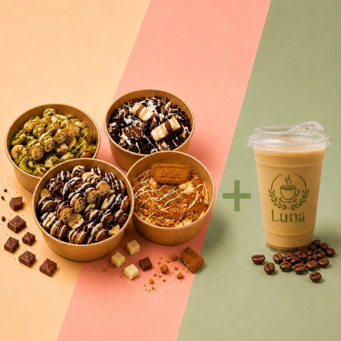 Luna İstediğin Tatlı ve Ice Latte