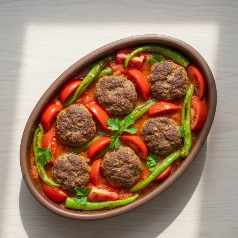 Kiremitte Kuşbaşı