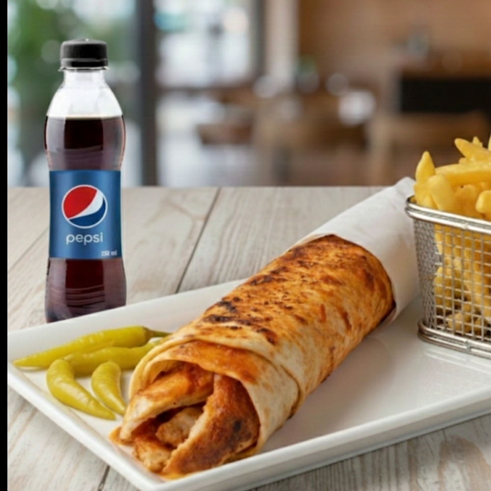 Bol Hatay tavuk Döner Menü (COLA )
