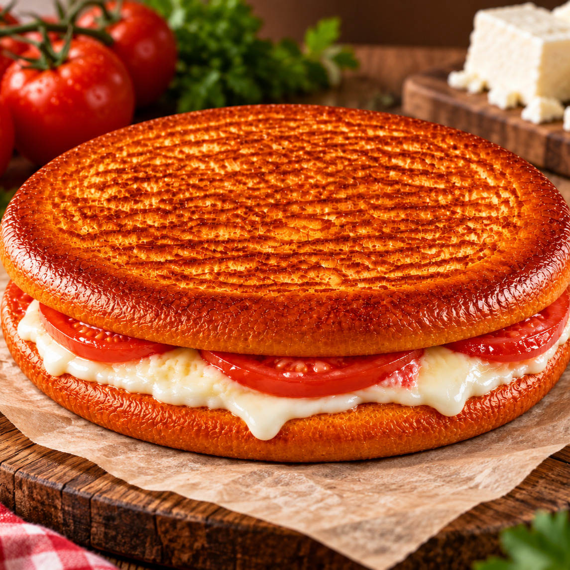 Domatesli Beyaz Peynirli Tost (2 Adet)