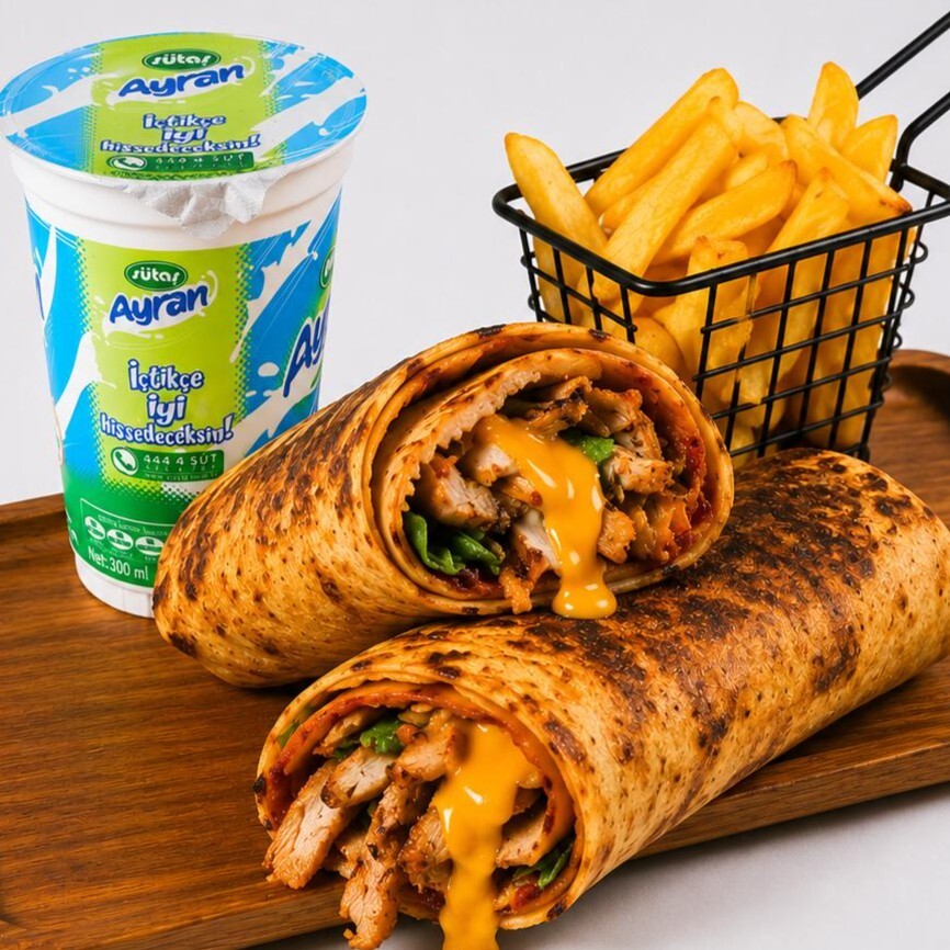 Hatus Cheddarus Tavuk Ayran Menü