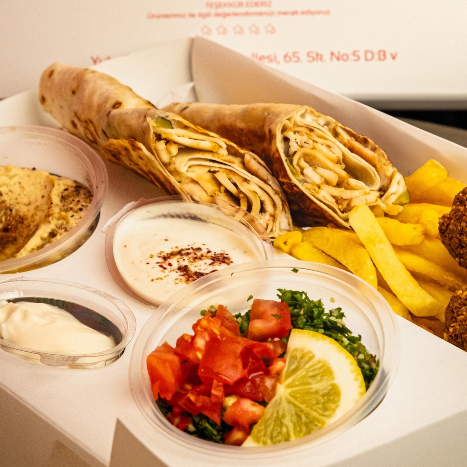 Tavuk Shawarma Combo