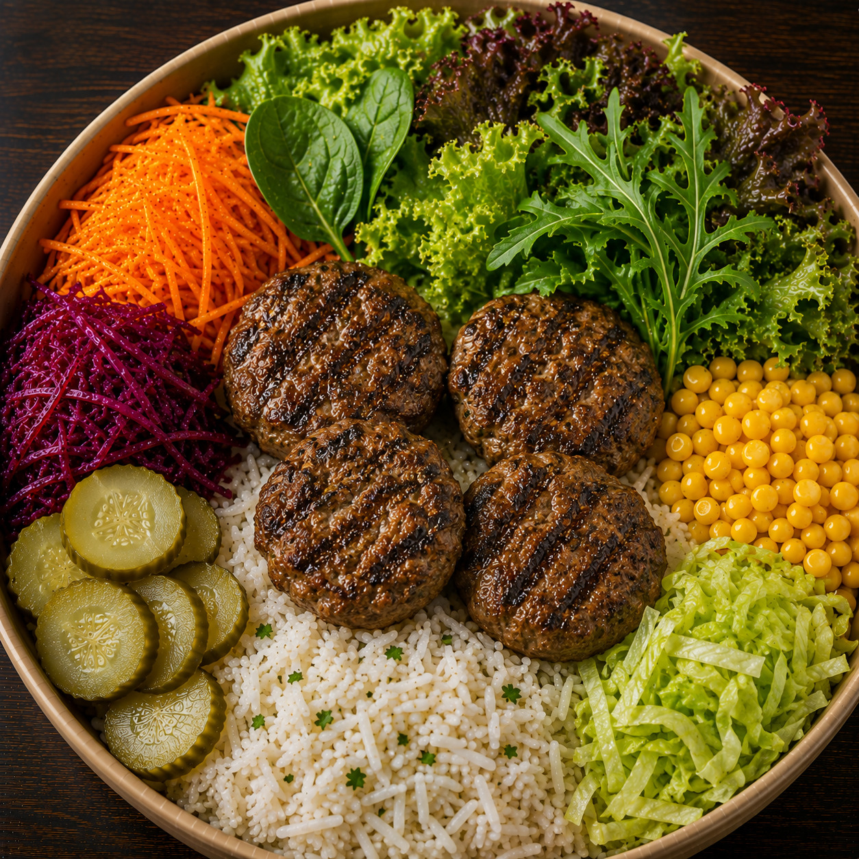 Izgara Köfteli Basmati Bowl