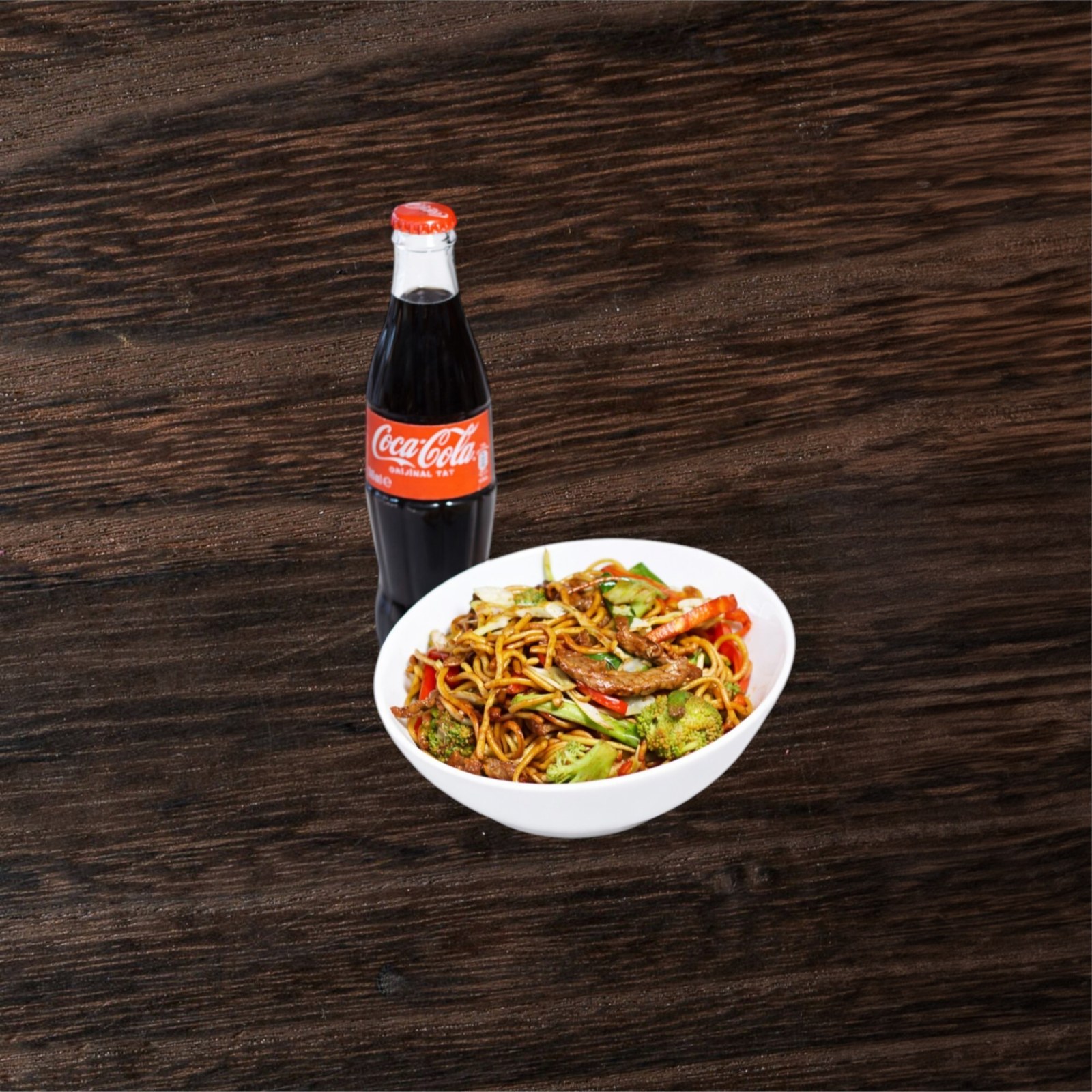 Japon Dana Etli Sebzeli Erişte + Coca-Cola - %10 İndirim