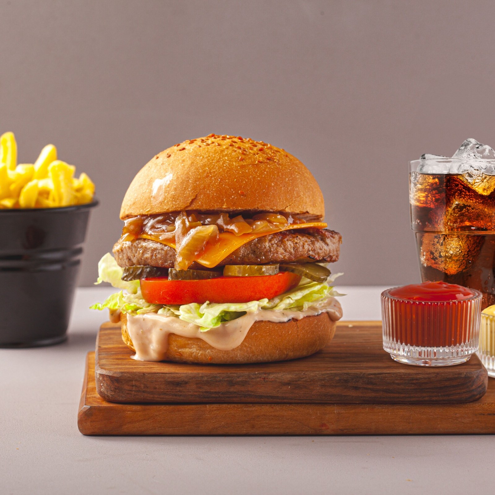 Cheese Burger Menü