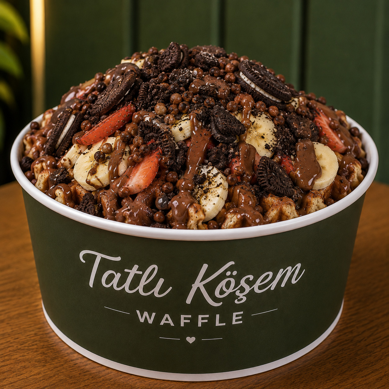 Oreo Crunch Waffle Bowl