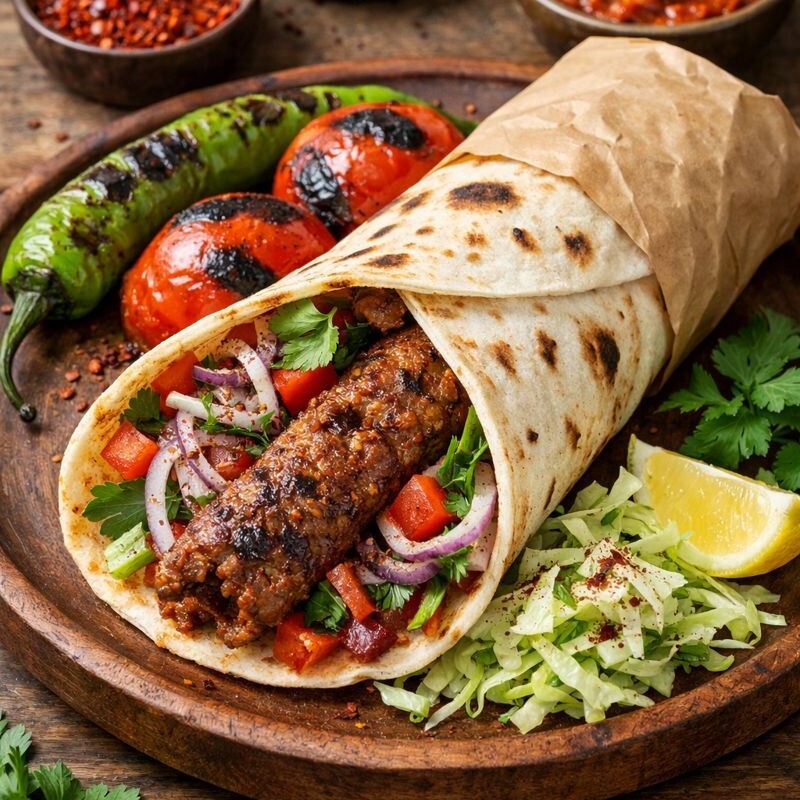 4 Adet Adana Dürüm + Coca Cola (1 Lt)
