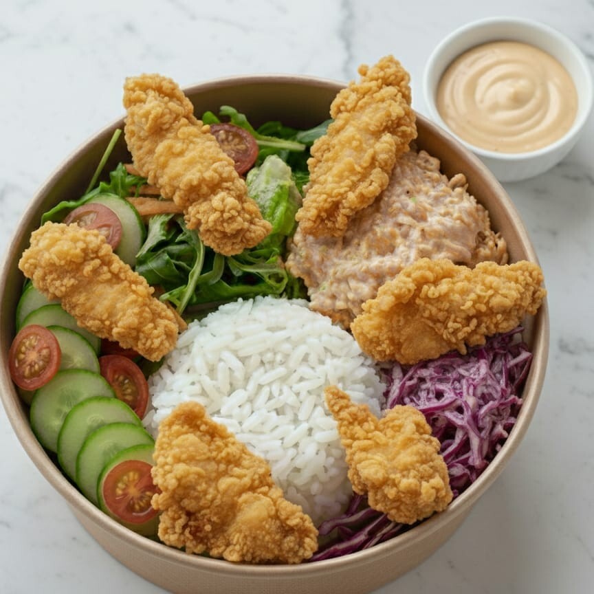 Çıtır Tavuklu Bowl
