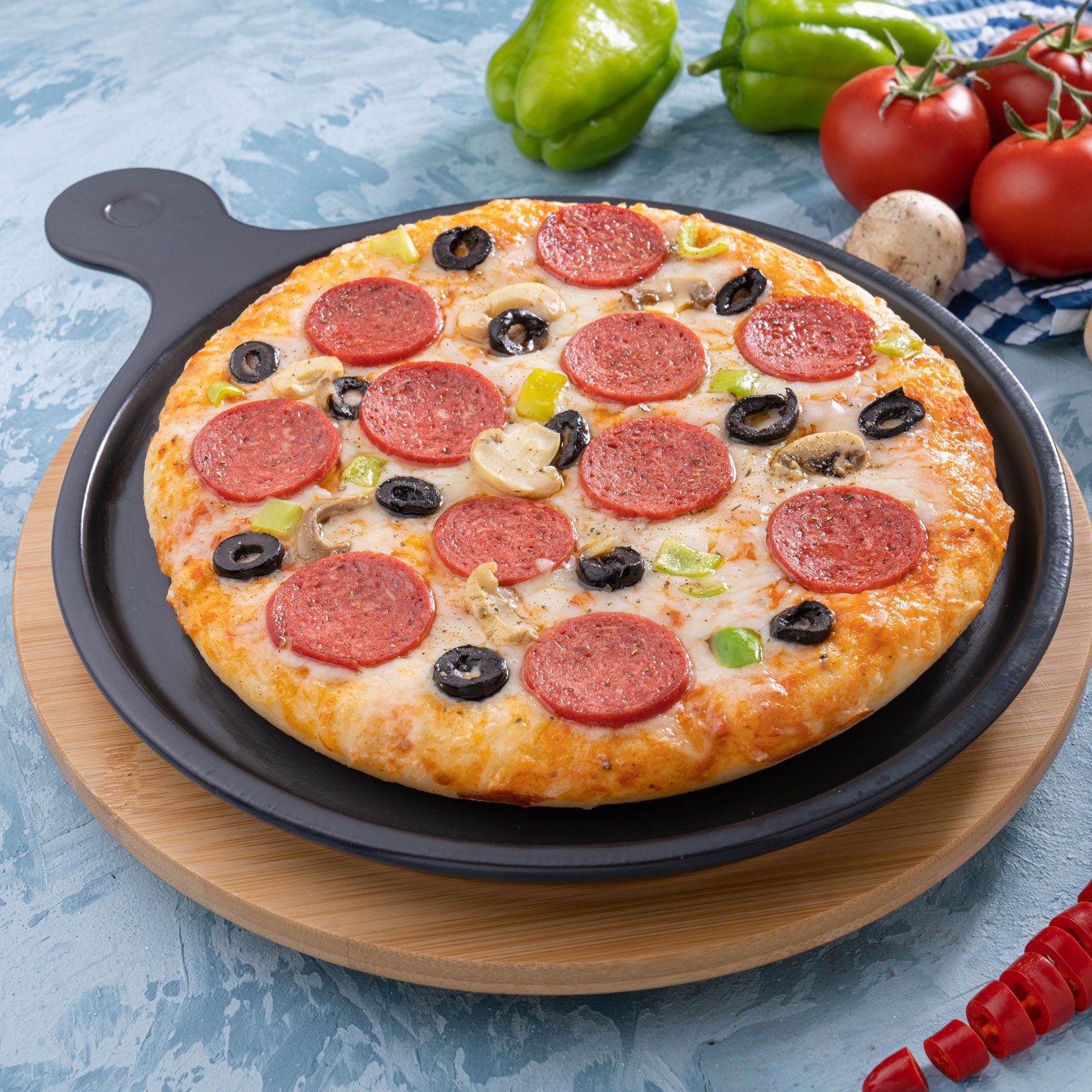 Sucuklu Pizza (Büyük Boy)