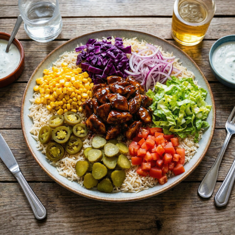 Barbekü Soslu Pilav Kovası