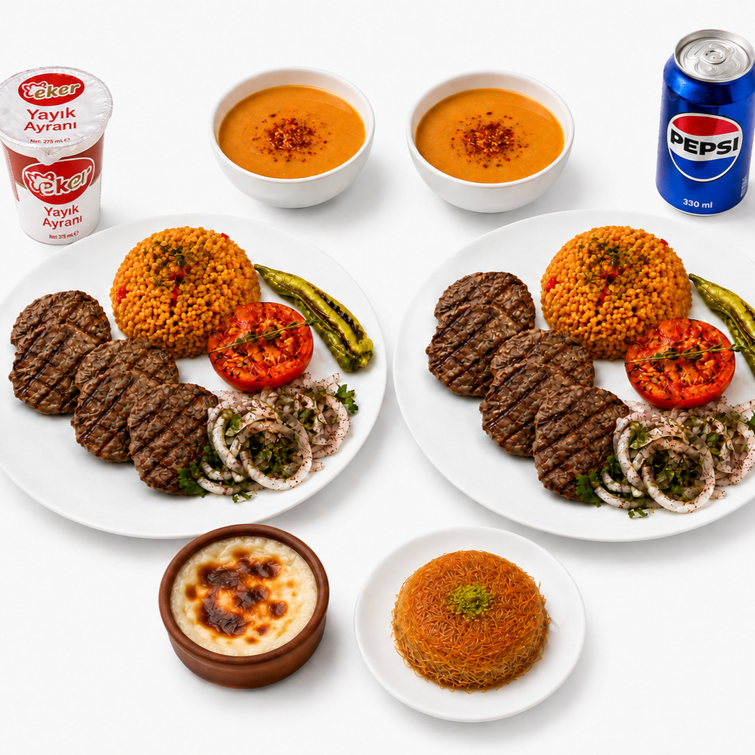 İki Kişilik Köfte Menü