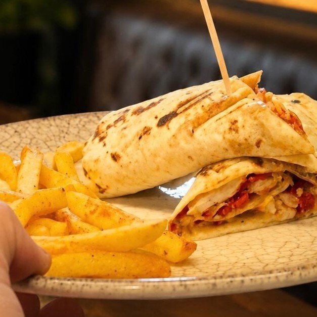 Köfte Wrap + Patates Kızartması