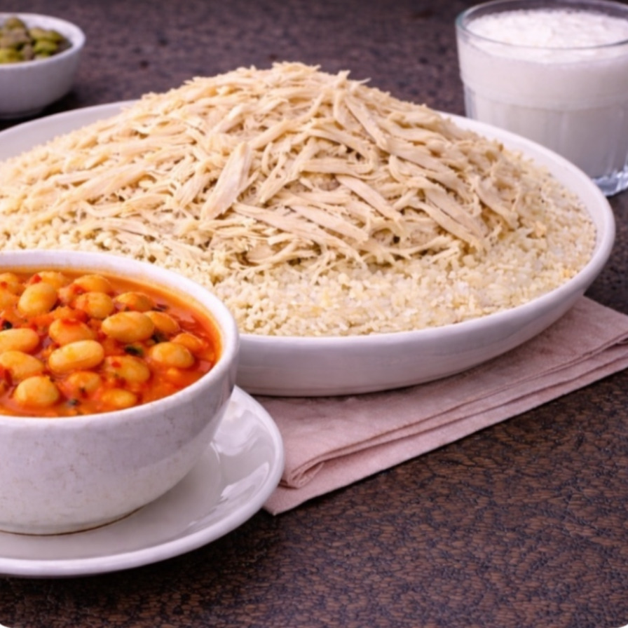 Esnaf 1 ..Tavuklu Pilav + Kuru Fasulye + Açık Ayran