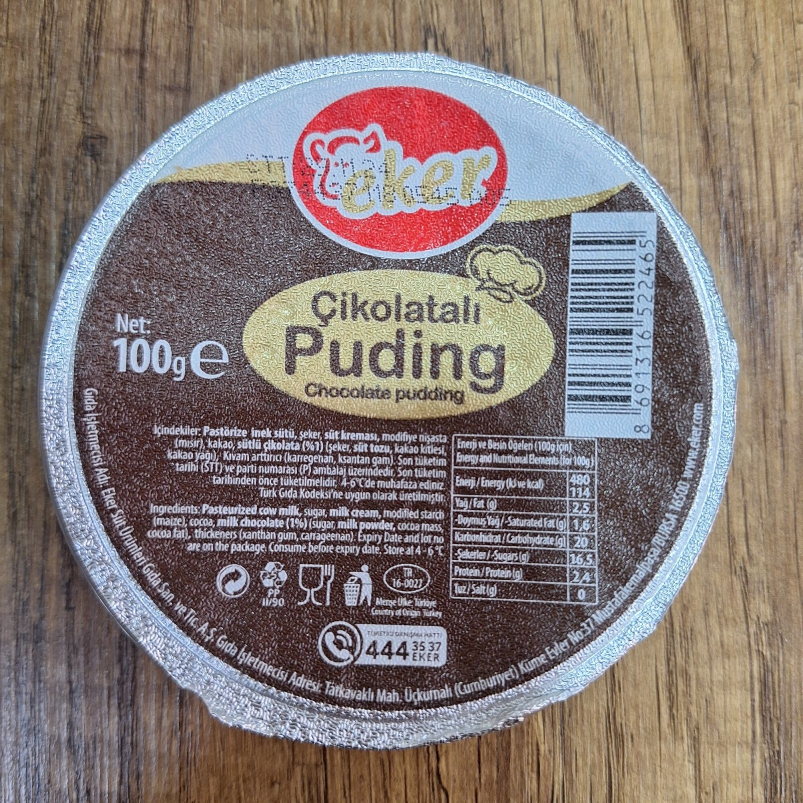 Çikolatalı Puding (100 gr.)