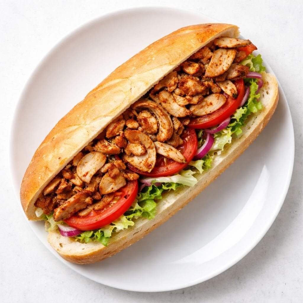 Yarım Ekmek Arası Katık Tavuk Döner