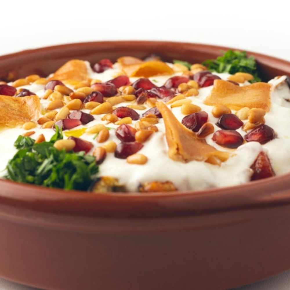 Şam Ekmeği ile Humuslu Fatte