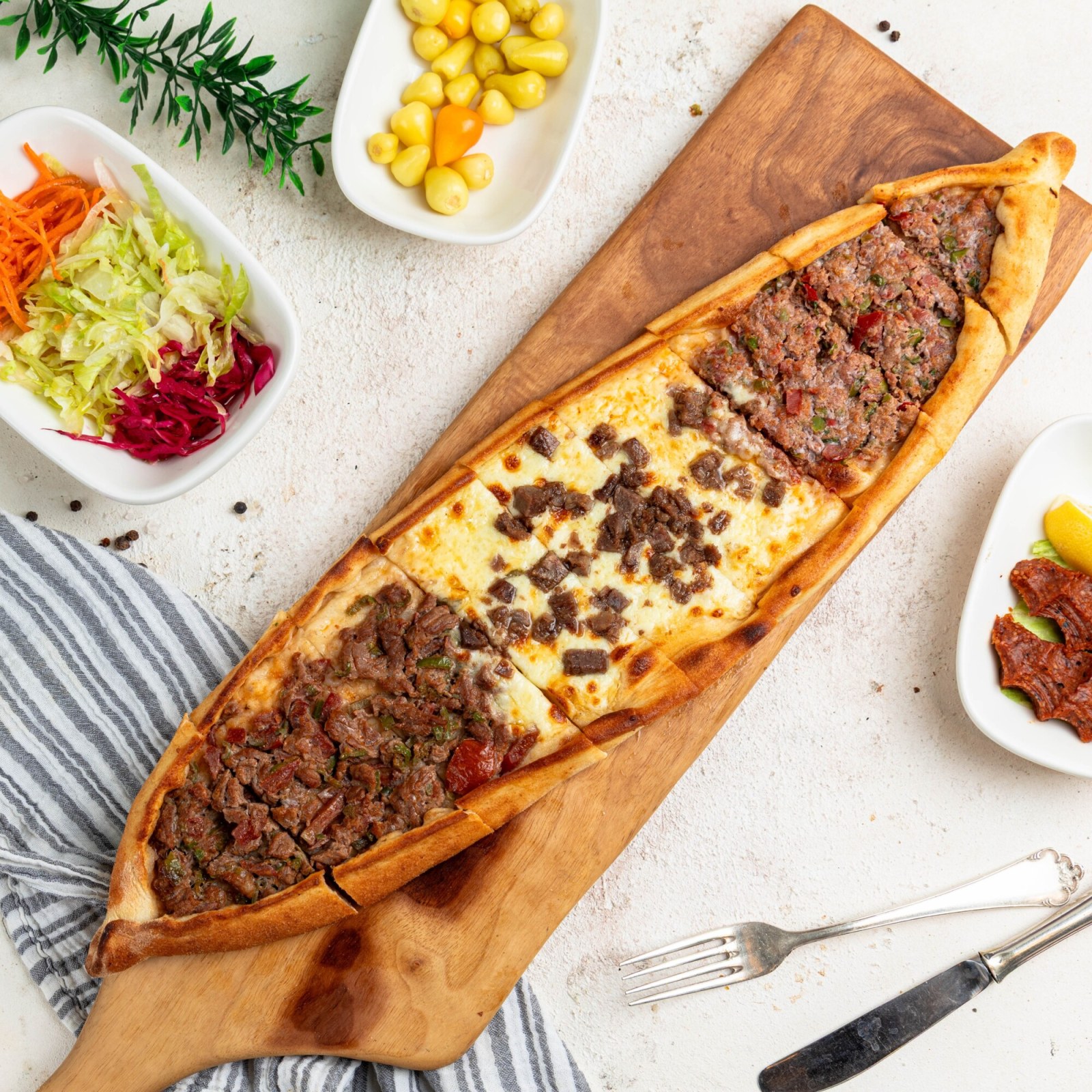 Karışık Pide+Coca Cola