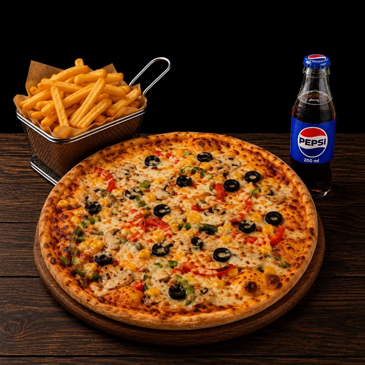Ortaboy Pizza Vejetaryen Menü