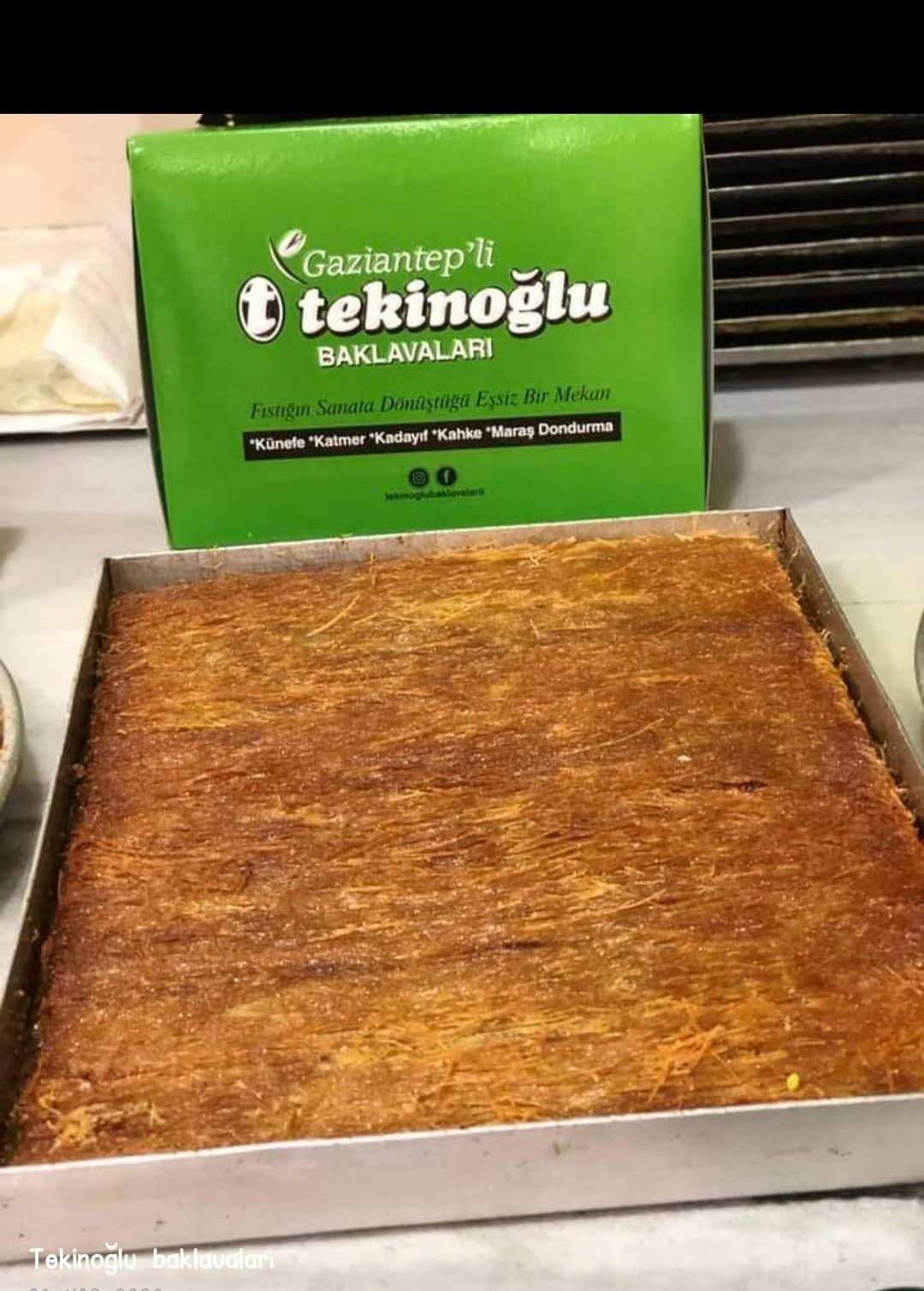 Kaymaklı Fıstıklı Kadayıf (500 gr.)
