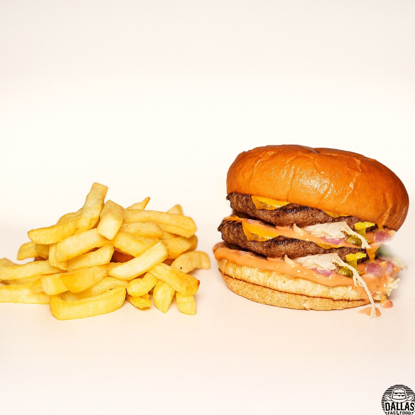 Double Burger Menü