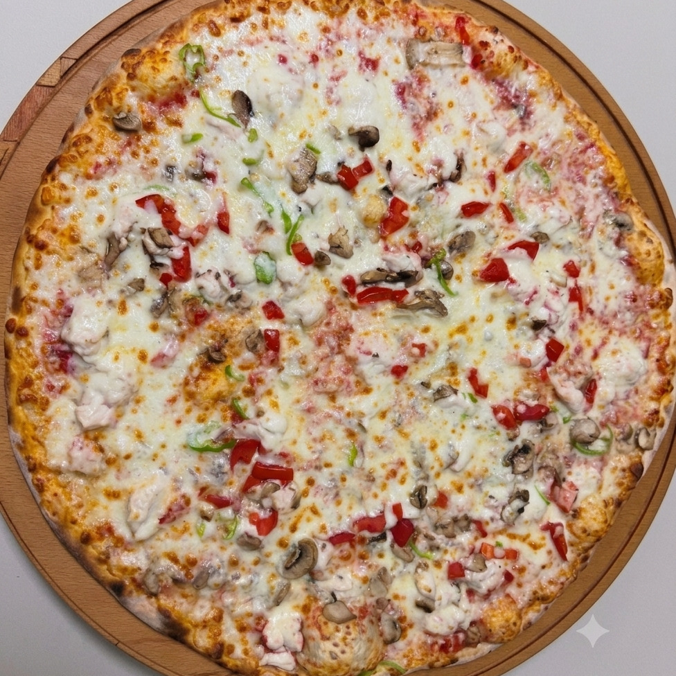 Tavuklu Pizza (Büyük)