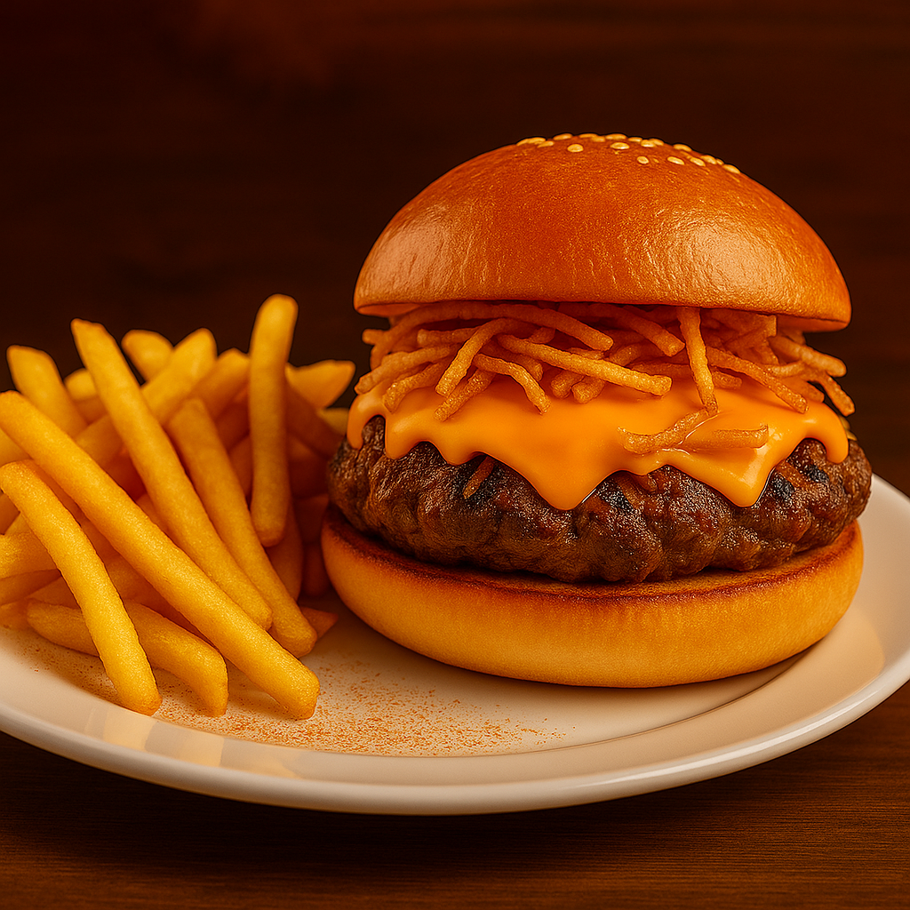 Cheeseburger + 330 Ml. Coca Cola