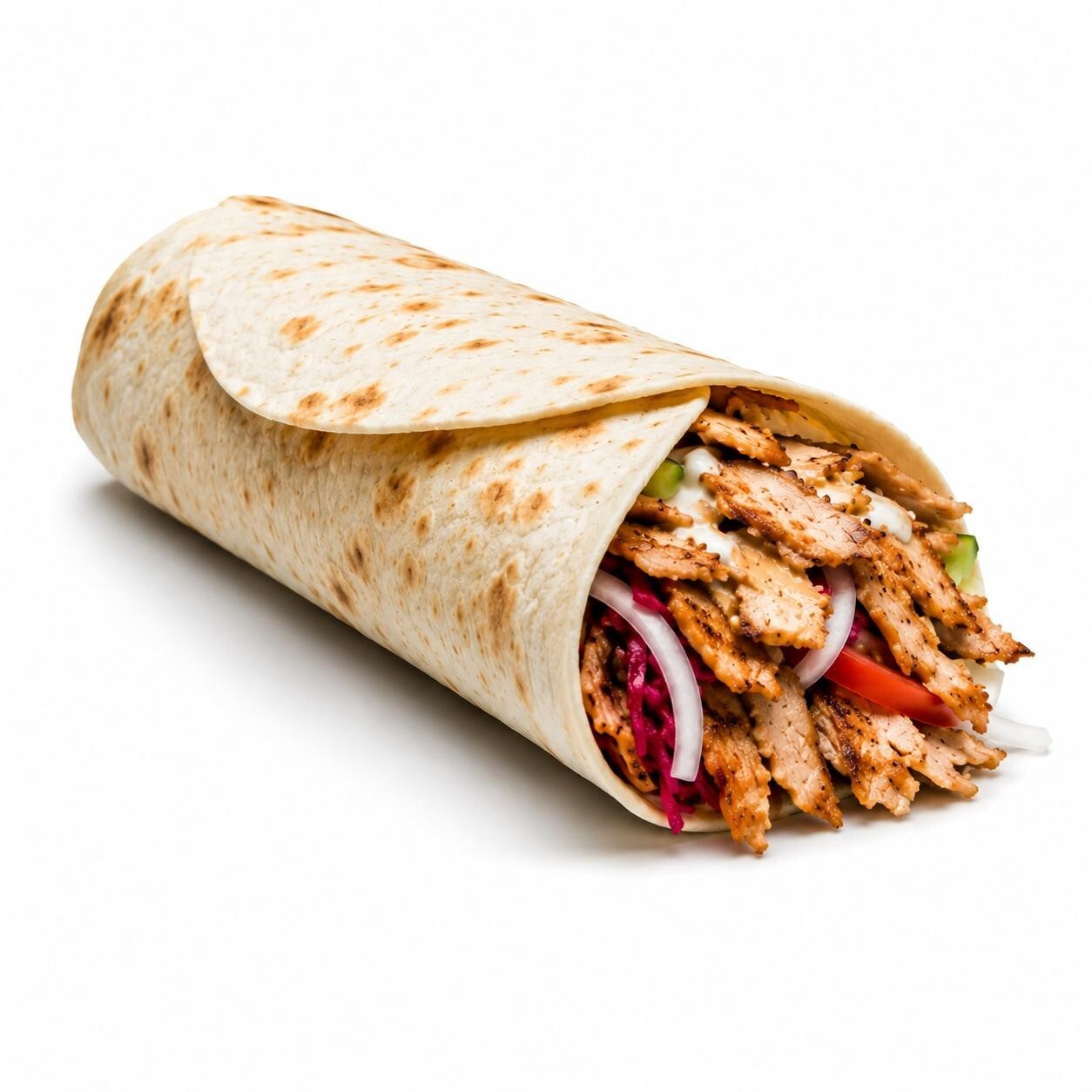 Tortilla Lavaşı Tavuk Döner