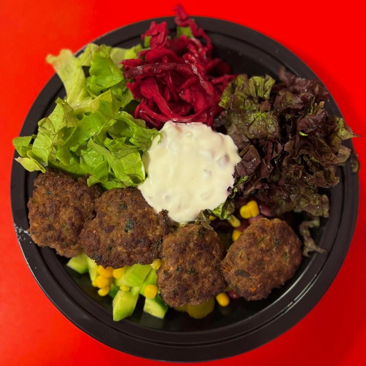 Kara Buğdaylı Köfte Bowl