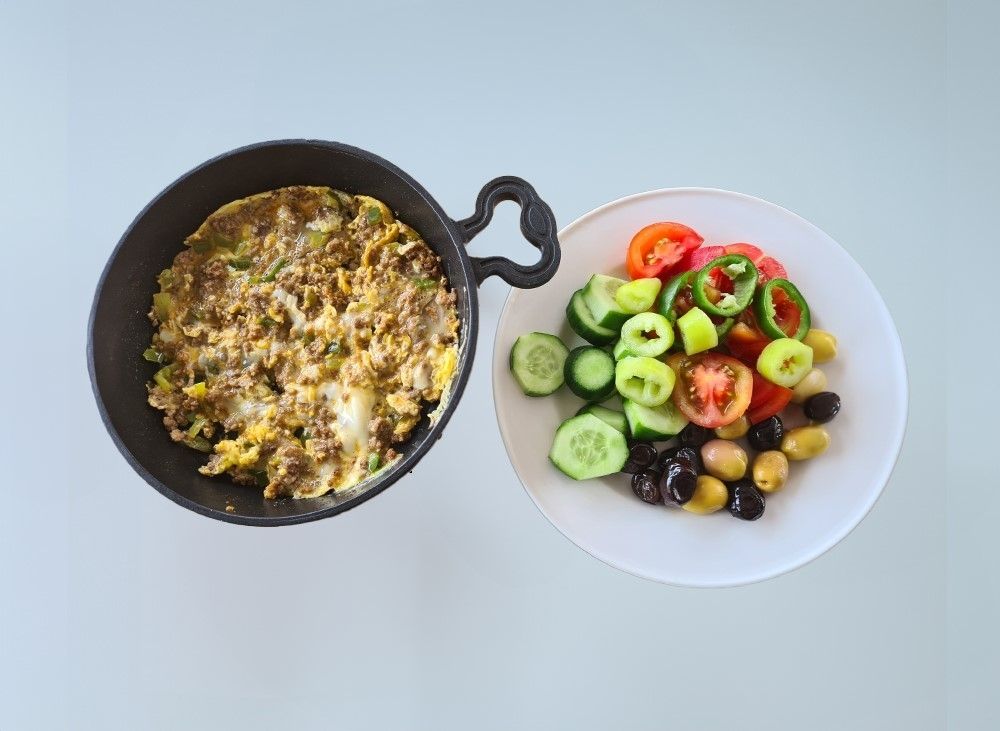 Gözleme Kıymalı Kaşarlı Menü