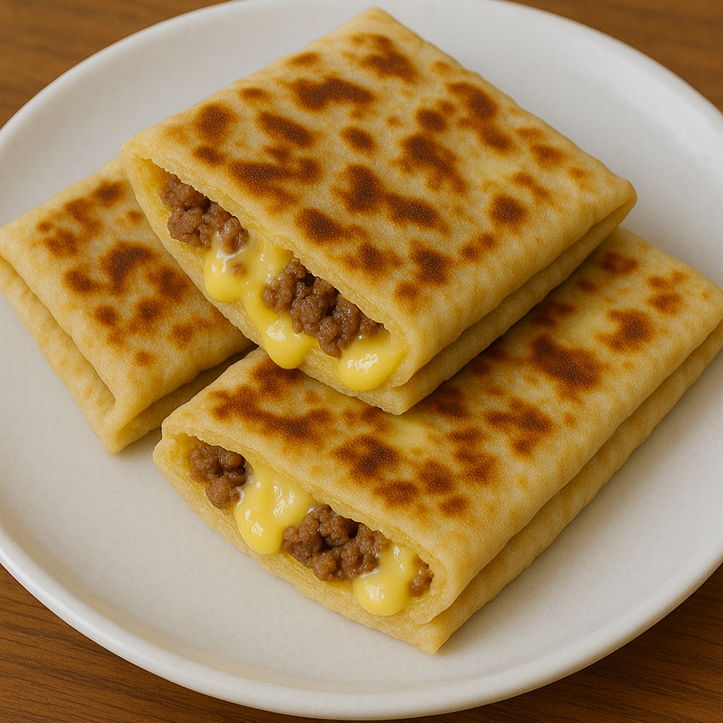 Gözleme Kaşarlı Kıymalı