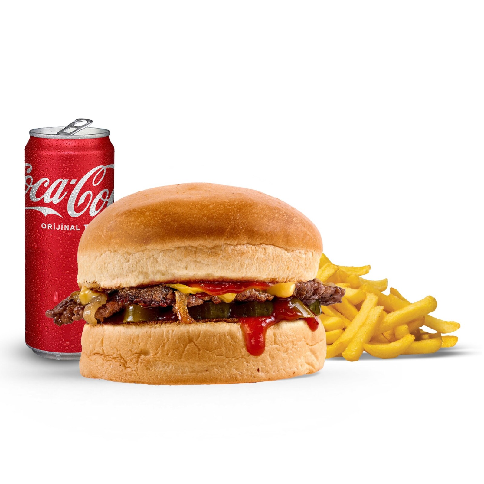 Smash Alev Alev Burger Menü