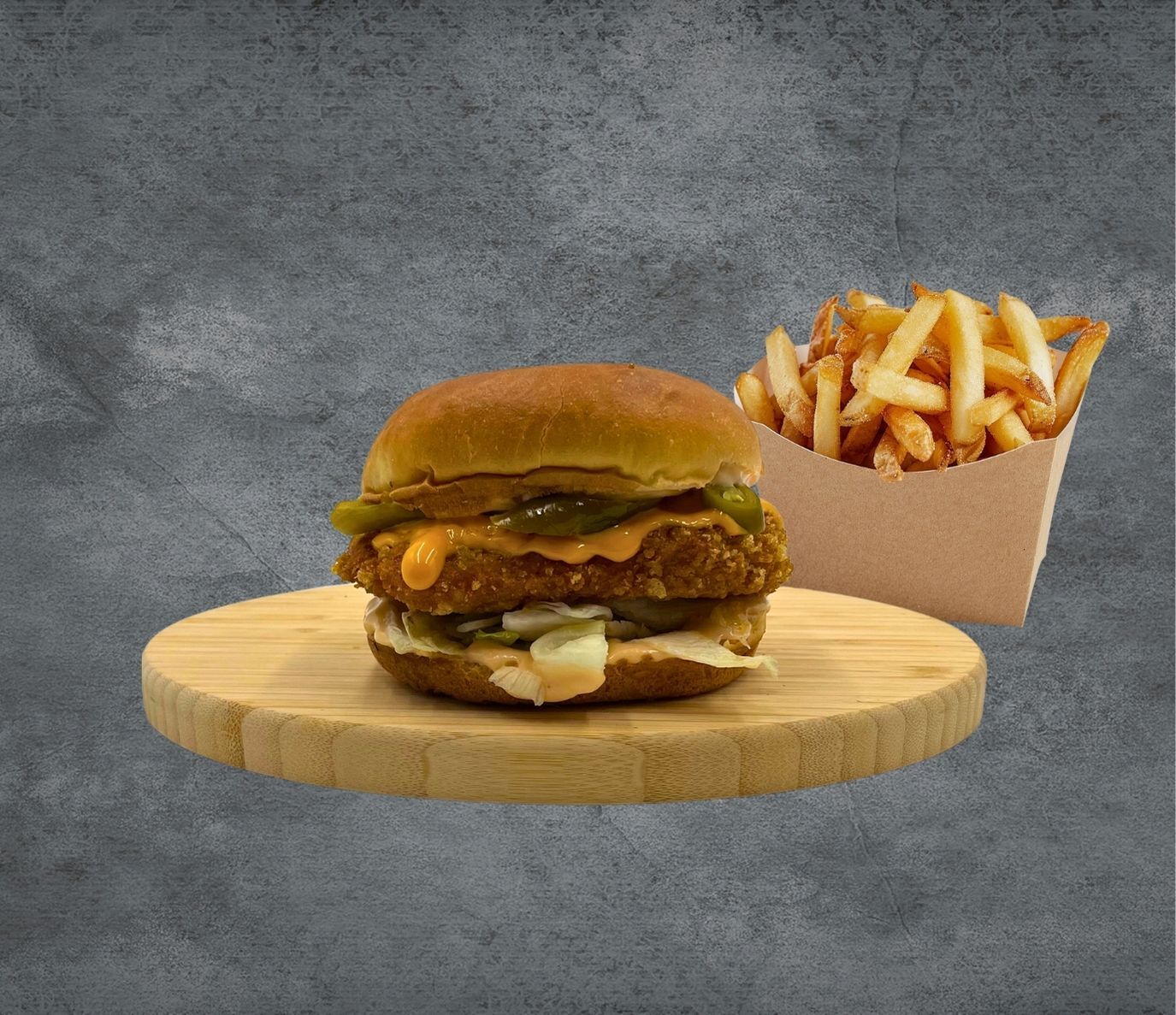 Mexican Tavuk Burger Menü