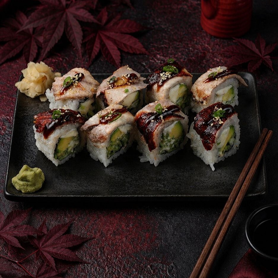 Dragon Roll (8 Pcs.)