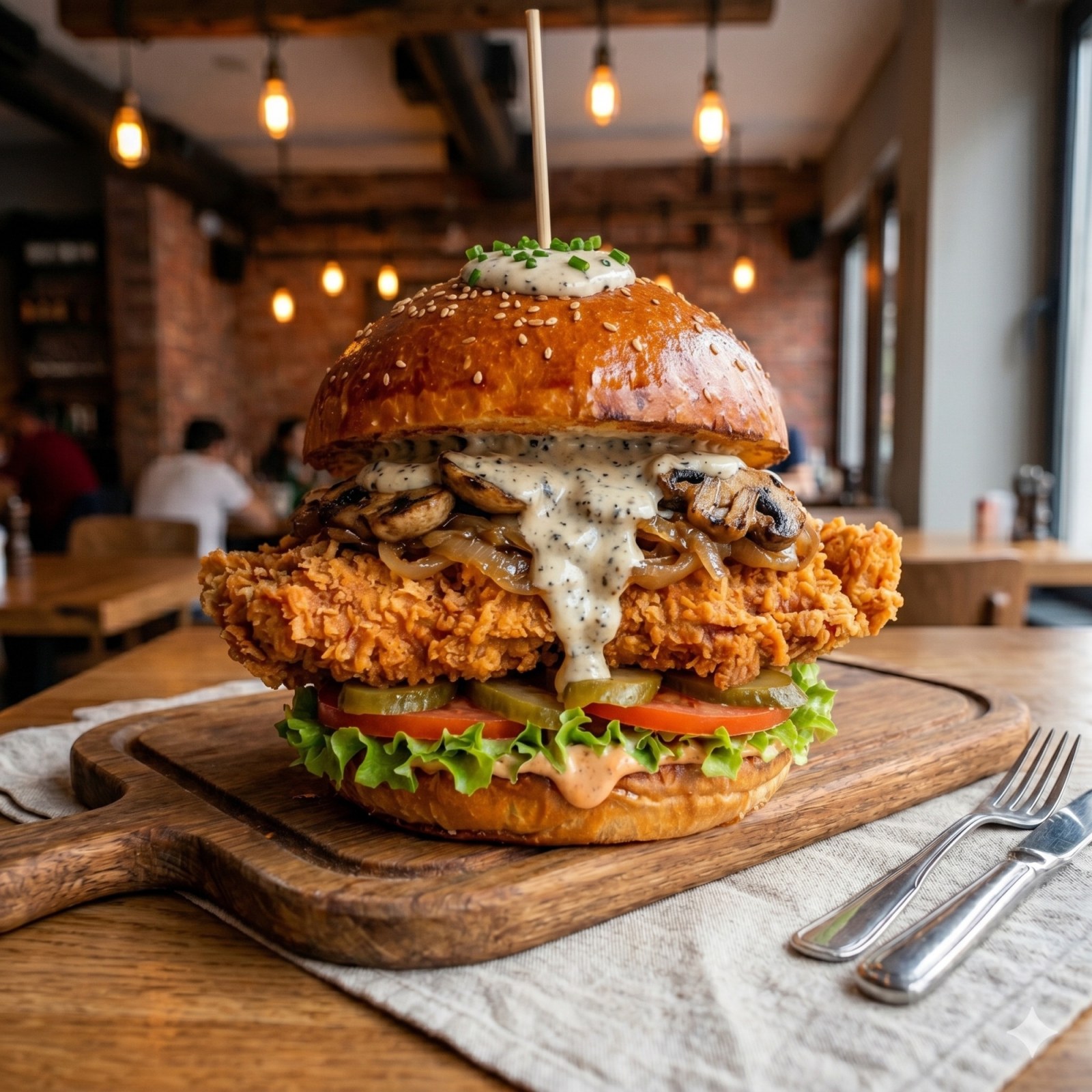 Çıtır Mushroom Burger