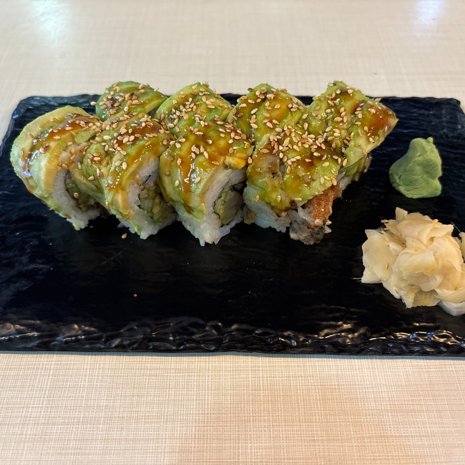 139. Unagi-Avocado Inside Out Roll