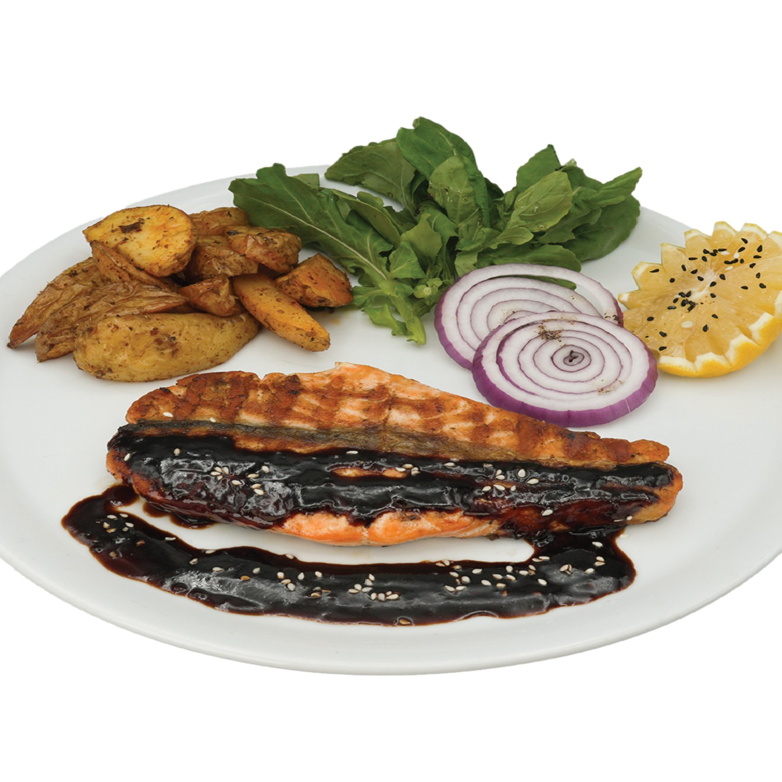 Teriyaki Soslu Izgara Somon